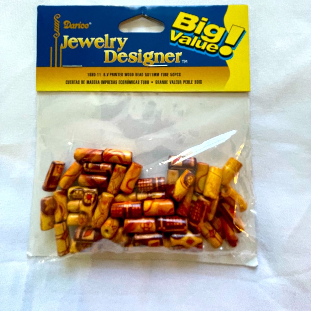 Jewelry and craft making beads with design new